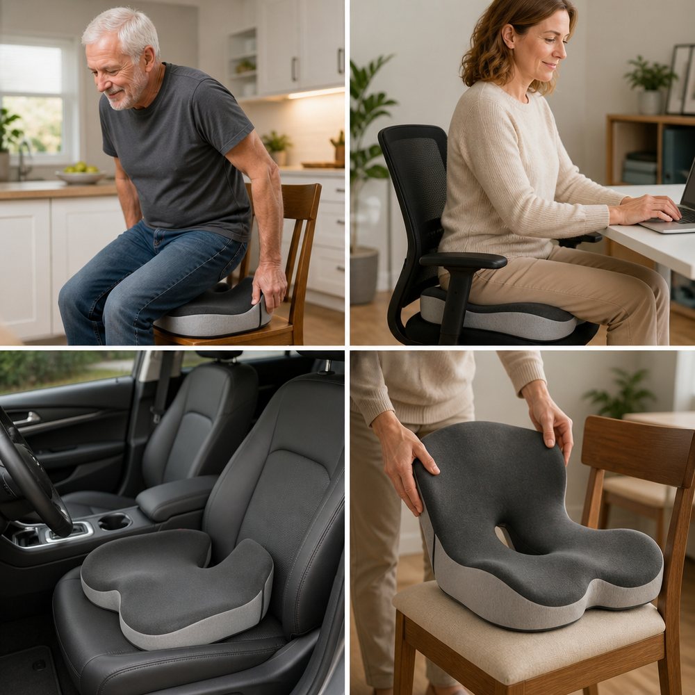 People using Perch at home, at work and in the car