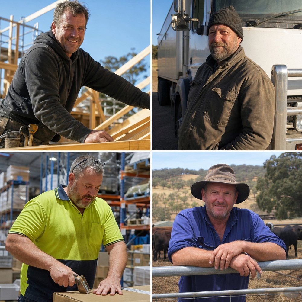 Stoke on site, in the truck and in the shed