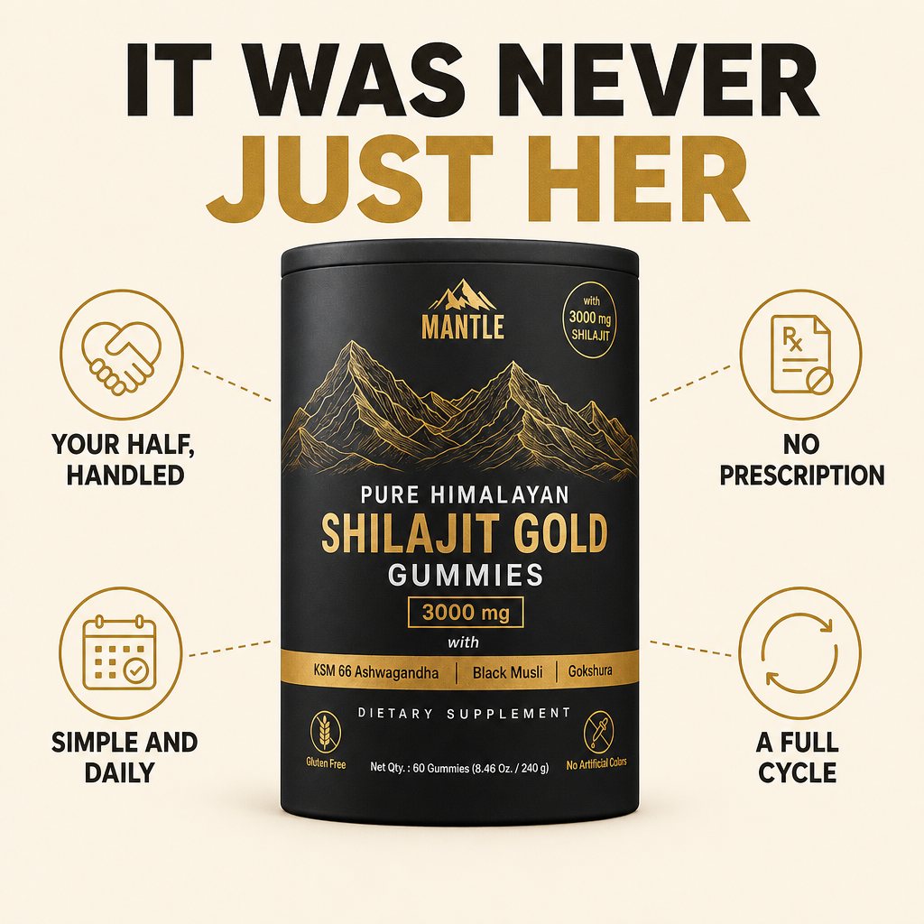 Mantle Shilajit Gold Gummies — Male Fertility Support