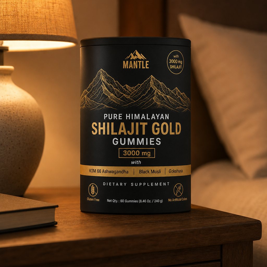 Mantle Shilajit Gold Gummies — Male Fertility Support