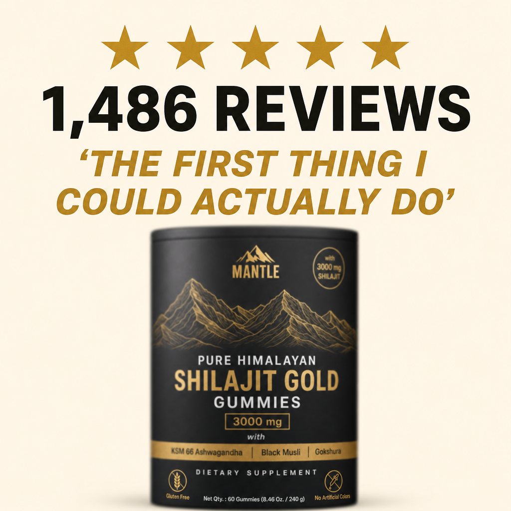 Mantle Shilajit Gold Gummies — Male Fertility Support