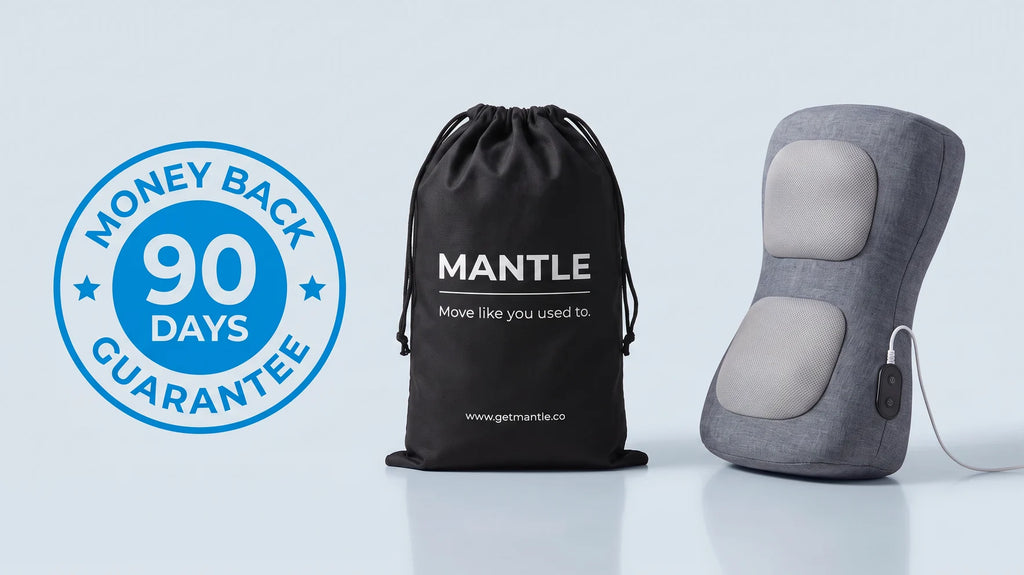 90-day money-back guarantee and carry pouch