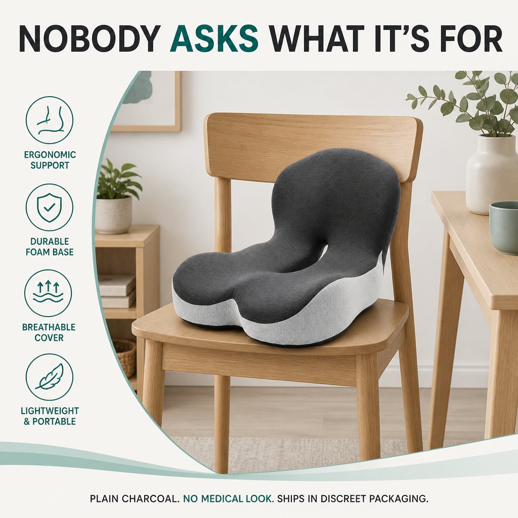 Perch Pressure-Relief Seat Cushion