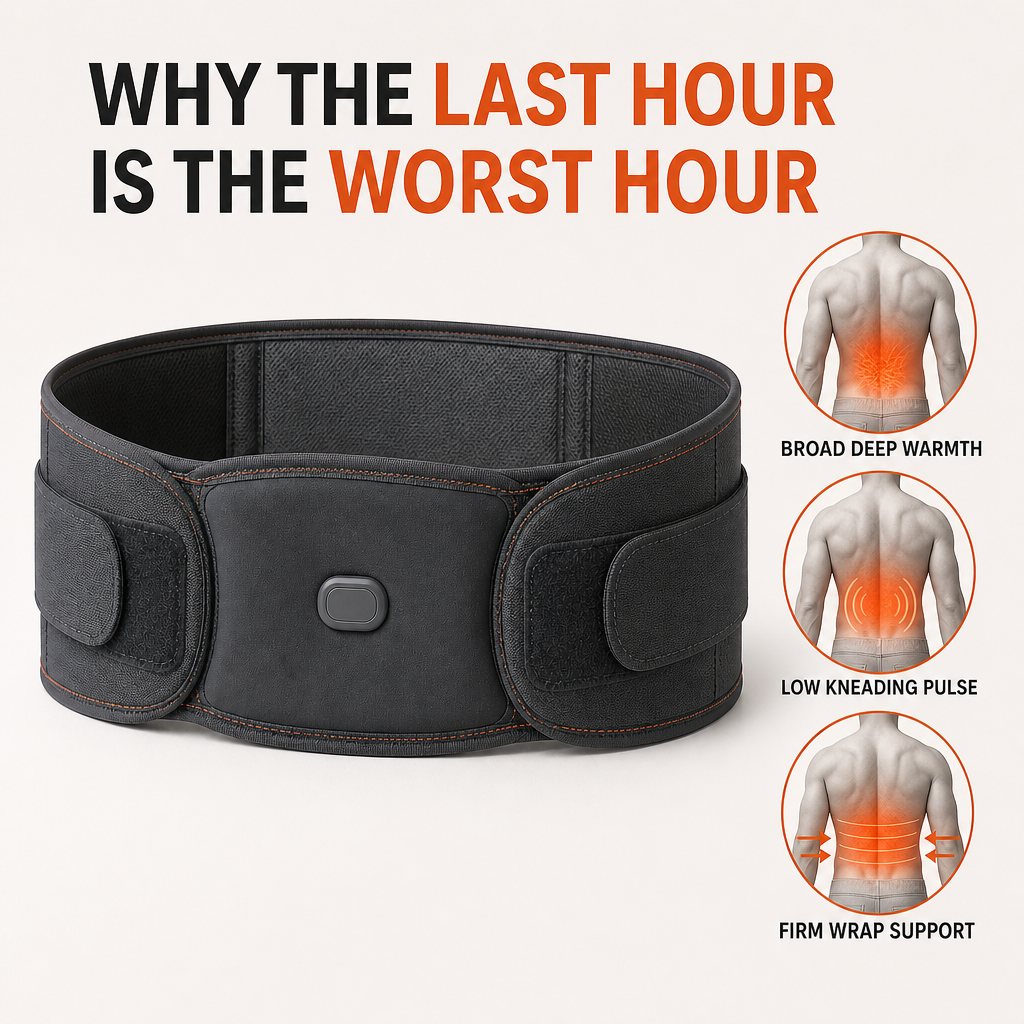 Stoke cordless heat and vibration back wrap