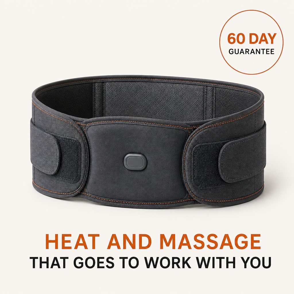 Stoke cordless heat and vibration back wrap