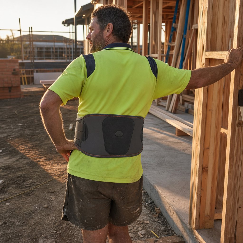 Stoke cordless heat and vibration back wrap