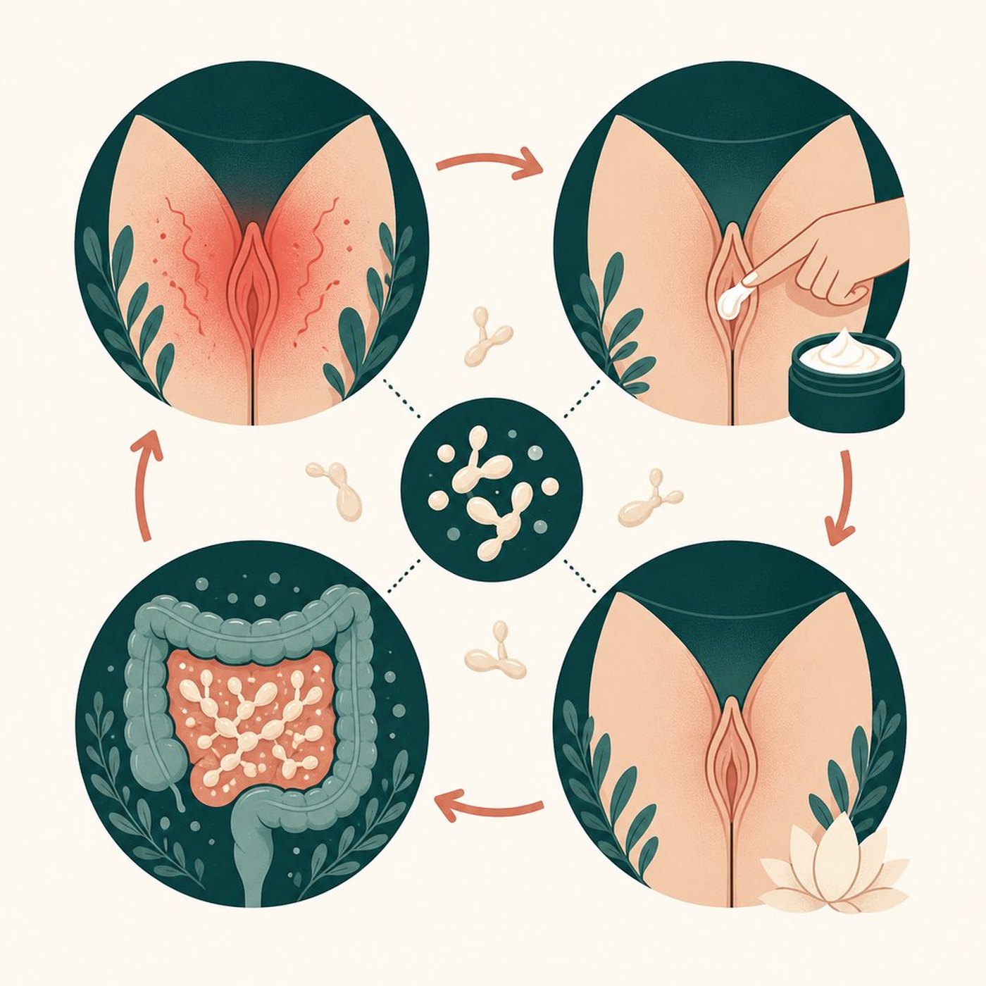 The four-stage recurrent yeast cycle