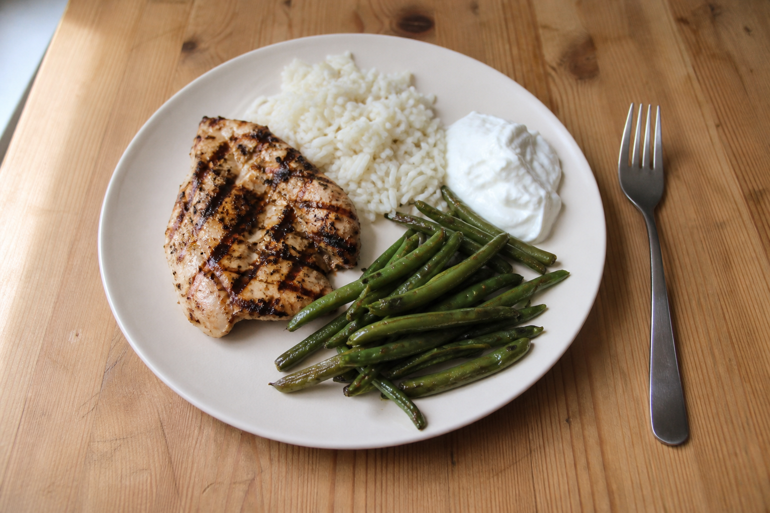 A protein-first plate