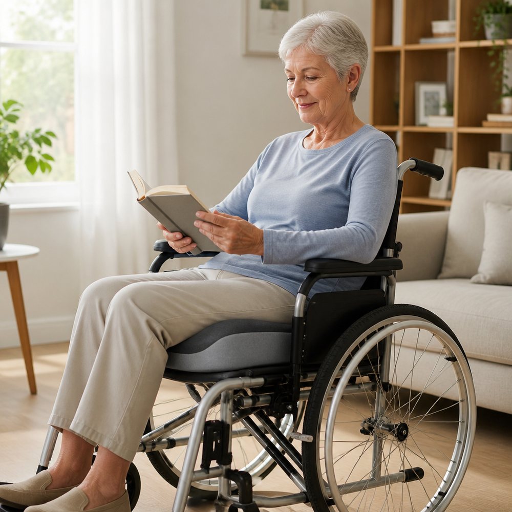 A bruised or broken tailbone